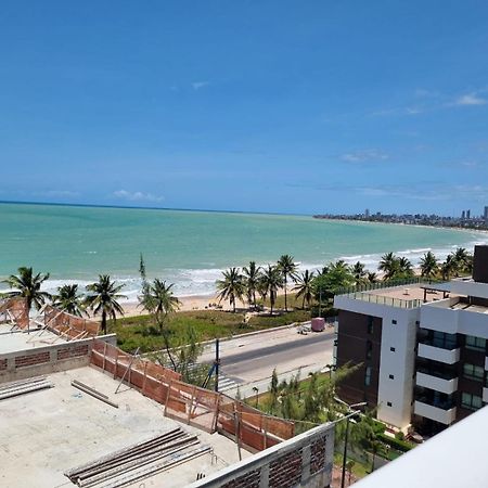 Confortável Flat com piscina de borda infinita na cobertura Cabedelo Esterno foto