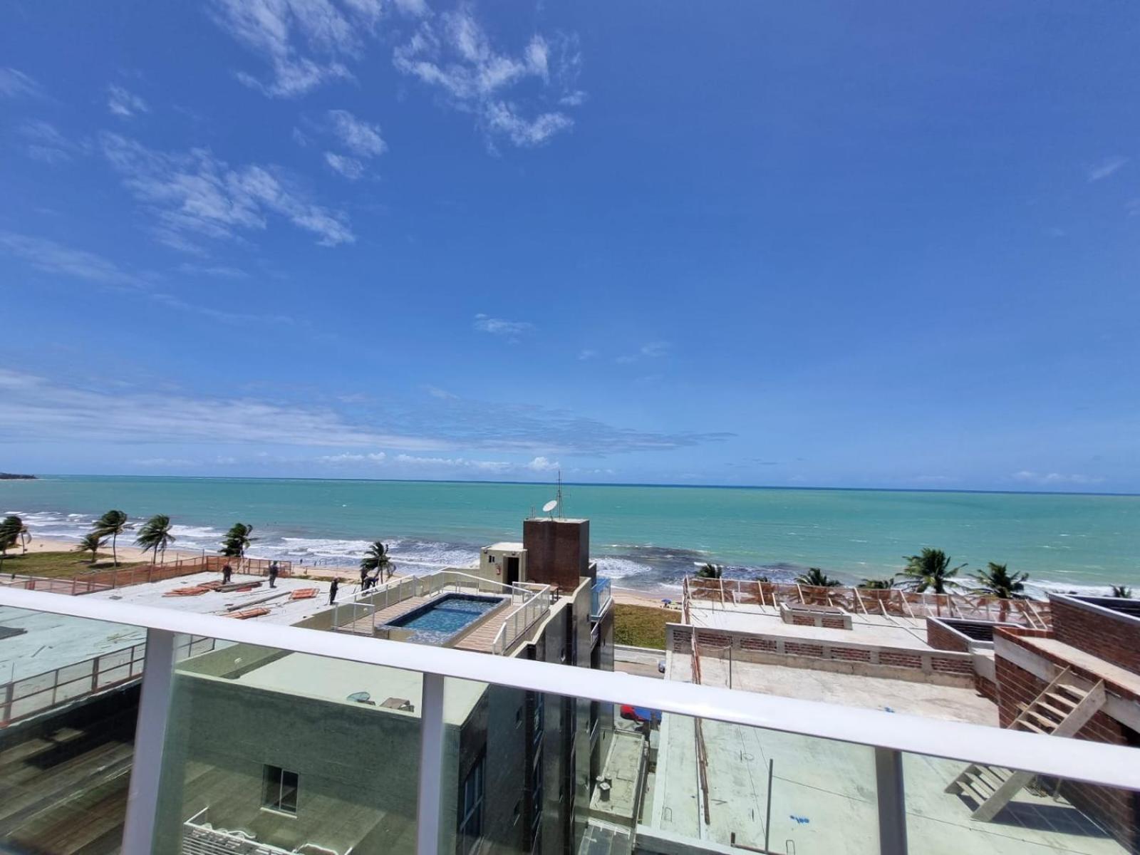 Confortável Flat com piscina de borda infinita na cobertura Cabedelo Esterno foto